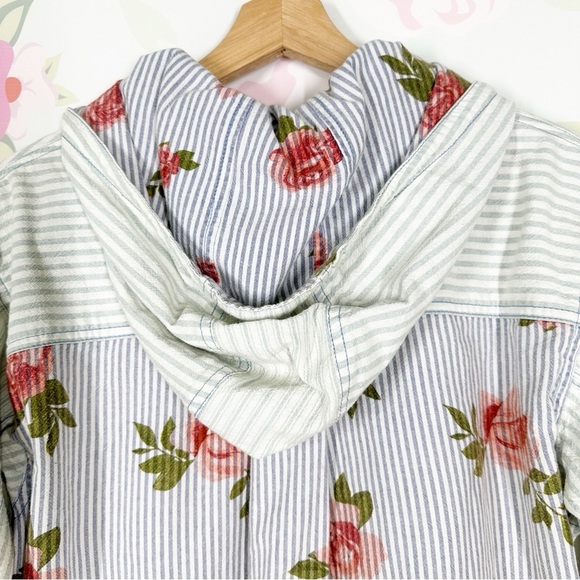 NEW Free People We The Free About To Slide Floral Button Down Shirt XS - Picture 12 of 13